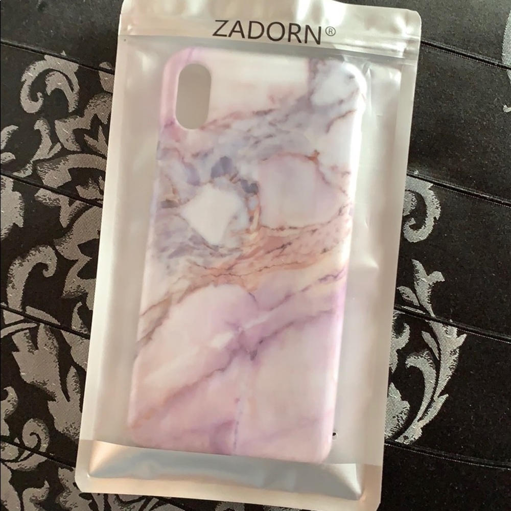 NEW Pink and Purple Marble iPhone XS Max Case